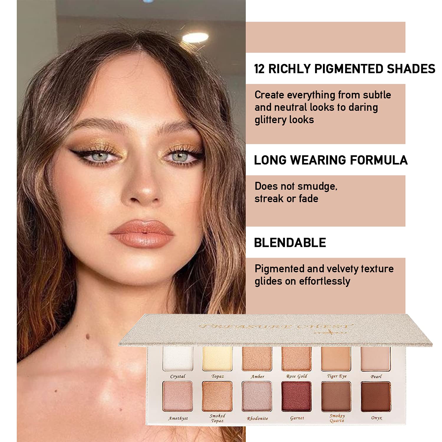 Amazon.com : Mellow Cosmetics - Treasure Chest Eyeshadow Palette